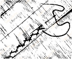 Бархатный шов, или «козлик»