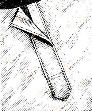 Обработка закрытого разреза планками